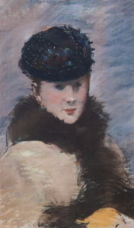   225-Édouard Manet, Mery Laurent con il cappellino, 1882